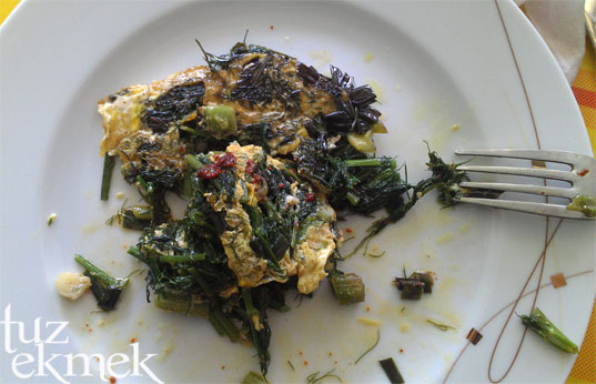 Yumurtalı Arapsaçı Kavurması